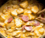 Irresistible Crockpot Cheesy Potatoes and Kielbasa Recipe