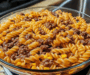 Irresistible Loaded Cheddar Ranch Beef & Corn Bake