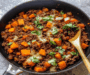 Flavorful Southwest Ground Beef and Sweet Potato Skillet