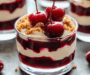 Irresistible No-Bake Cheesecake Parfait with Cherry Pie Filling