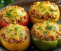 Irresistible Stuffed Bell Peppers with Ground Beef & Rice